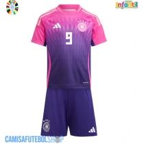 Camisa de time de futebol Alemanha Niclas Fullkrug #9 Replicas 2º Equipamento Infantil Europeu 2024 Manga Curta (+ Calças curtas)